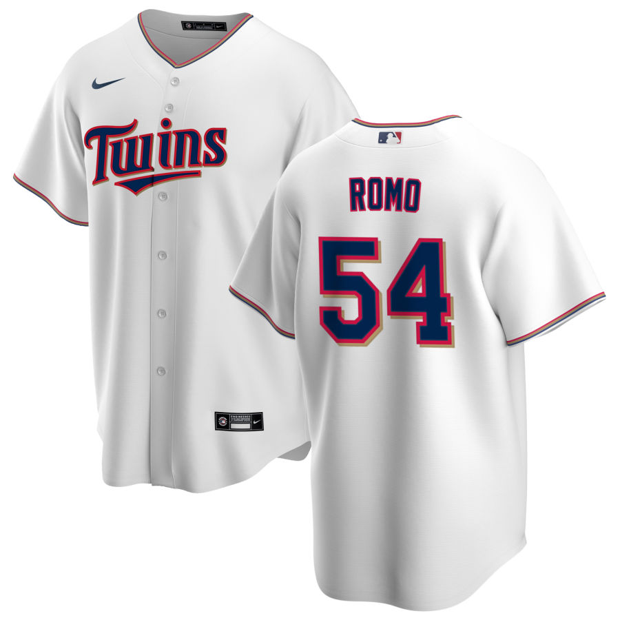 Nike Men #54 Sergio Romo Minnesota Twins Baseball Jerseys Sale-White
